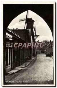 Old Postcard Zierikzee Doorkijk Nobelpoort mill sale