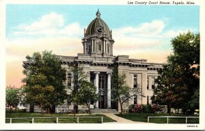 Mississippi Tupelo Lee County Court House 1944 Curteich