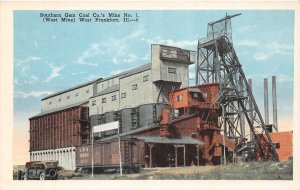 J69/ West Frankfort Illinois Postcard c1915 Southern Gem Coal Mine  100