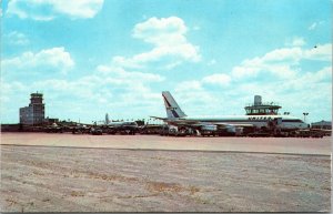 Cleveland Hopkins Airport Ohio OH Terminal Postcard UNP VTG Dexter Unused 