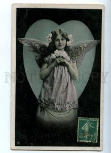 3161764 Winged ANGEL in HEART Collage Vintage PHOTO PC