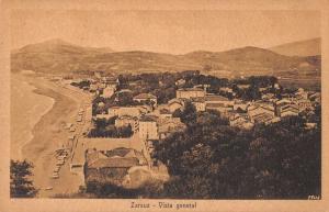 Zarauz Basque Country Spain panoramic view of area antique pc Y11143