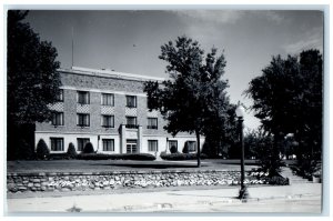 c1940's Lake Co. Court House Madison South Dakota SD RPPC Photo Vintage Postcard