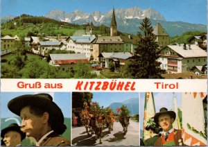 Postcard Austria Tirol - Kitzbuhel multiview