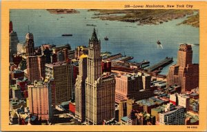 Lower Manhattan New York City  Post Card PC1