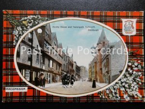 c1909 - MacGreor Clan Tartan - Huntly House & Canongate Tollbooth Edinburgh