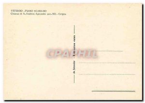 Postcard Modern Viterbo Piano Scarano Chiesa if S Andrea Apostolo dry XII Cripta