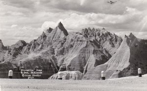 South Dakota Badlands Stormking Peak Real Photo