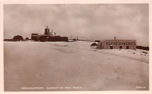 Lot373 Observatory Summit of ben Nevis Scotland real photo