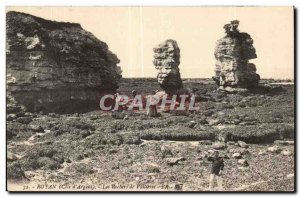 Royan - Les Rochers Vallieres - Old Postcard