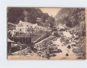 Postcard La Buvette du Pré, L'Etablissements du Petit-St-Sauveur, France