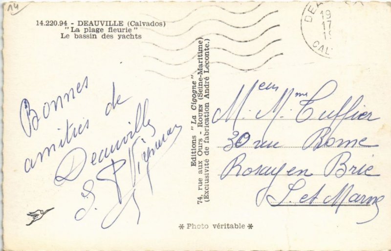CPA DEAUVILLE Le Bassin des Yachts (1229607)
