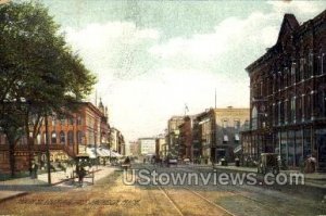 Main Street looking East in Jackson, Michigan