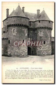 Postcard Old Guerande St. Michael's Gate