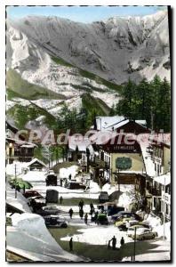 Postcard Valberg Old High Street in the Snow