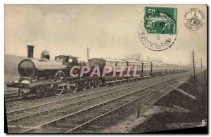 Postcard Old Train Locomotive Train Roayl in 1887