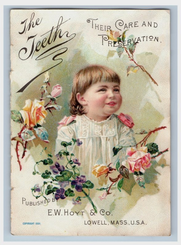 1891 Folder Card E. W. Hoyt's Rubifoam & German Cologne F205