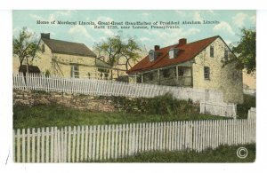 PA - Lorane (near Reading). Home of Mordecai Lincoln, Abe's Gr. Gr. Grandad