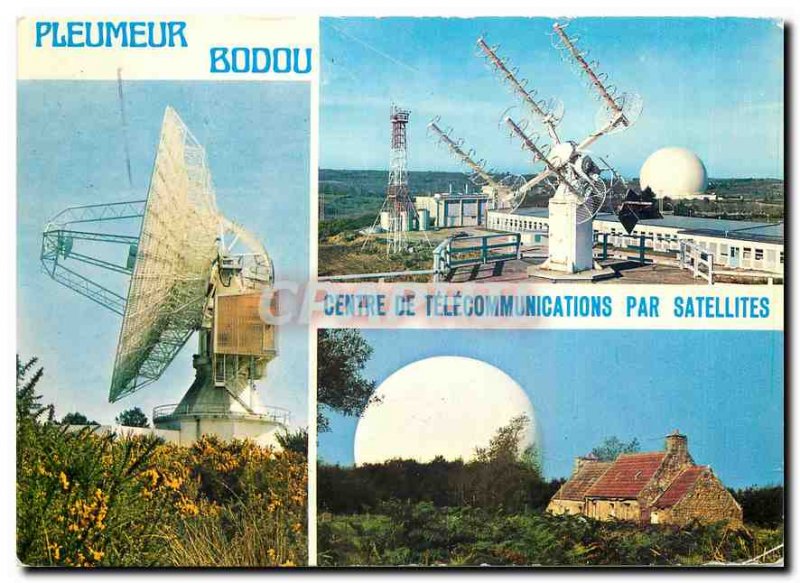 Postcard Modern Pleumeur Bodou central Telecommunications Satellite