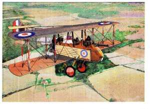 Artist's Impression of Military Aircraft WW1, Shiny 3D Effect