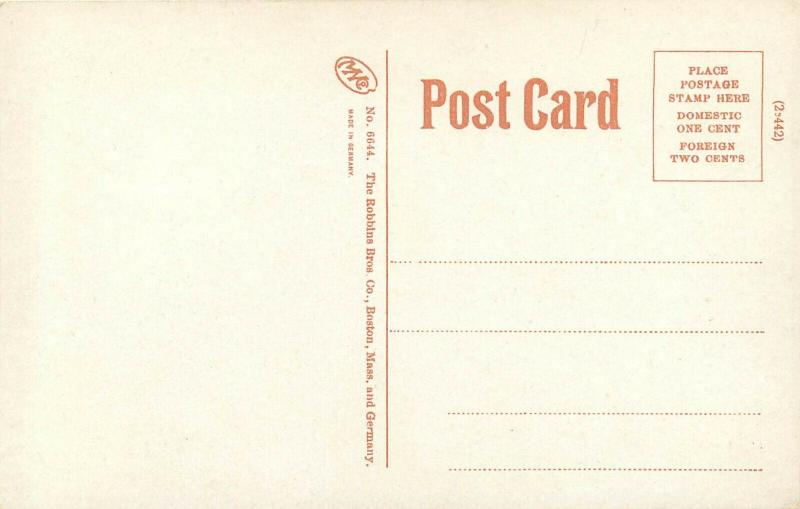 c1907 Printed Postcard Tilton & Northfield NH Public Library Merrimack County