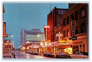 c1960's Hotel, Shoes, Cafe, Loggies, Regina Saskatchewan Canada Postcard