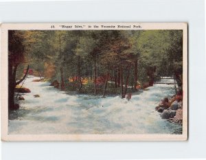 Postcard Happy Isles in the Yosemite National Park California USA