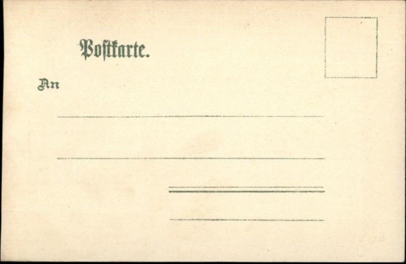 Gruss Aus Mannheim Germany Bridge c1900 Fine Litho Postcard EXC COND