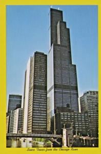 Sears Tower Chicago Illinois IL Unused Vintage Postcard D24