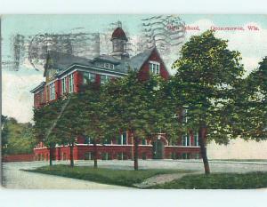 Divided-Back HIGH SCHOOL Oconomowoc Wisconsin WI k0569