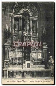 Old Postcard Sainte Anne D Auray The privileged altar of St. Anne