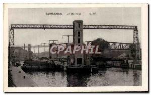 Old Postcard Suresnes Dam