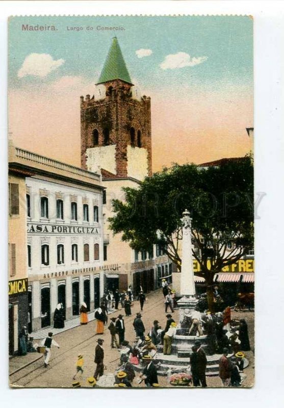 3041489 PORTUGAL MADEIRA Largo do Comercio Vintage PC