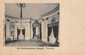 B66404 Germany Kgl Residenzschloss zu Stuttgart Thronsaal