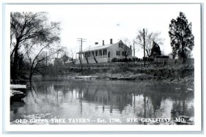 c1950's Old Green Tree Tavern Sainte Genevieve Missouri MO  RPPC Photo Postcard 