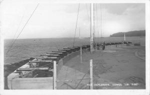 uk32155 the esplanade cowes isle of wight real photo uk