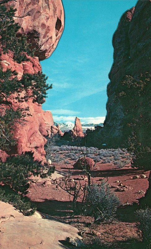 Vintage Postcard Arches National Monument Red-rock County Southeastern Utah