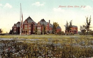 Masonic Home Utica, New York Postcard