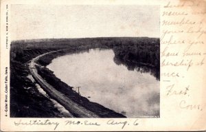 Iowa Cedar Falls The Cedar River 1907