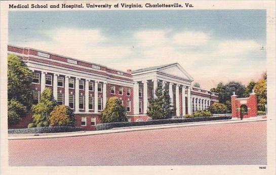 Medical School And Hospital University Of Virginia Charlottesville Virginia
