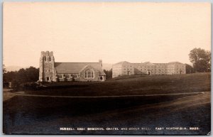East Northfield MA-Massachusetts Russell Sage Memorial Chapel Church Postcard