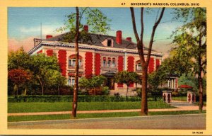 Ohio Columbus Governor's Mansion Curteich