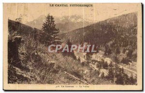 Cantal Auvergne Old Postcard Le Lioran The valley