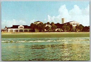 St. Simons Island Georgia 1970s Postcard King And Prince Beach Hotel