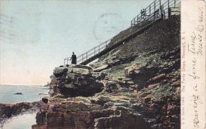 Rhode Island Newport The Forty Steps 1908