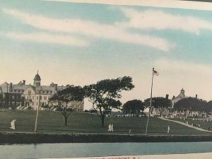 Postcard View of Naval Training Station from Waterfront, Newport, RI    U6