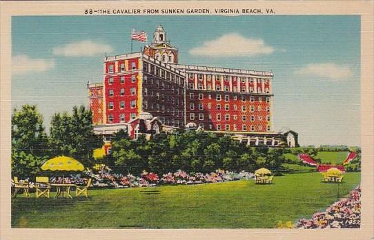 Virginia Virginia Beach The Cavalier From Sunken Garden