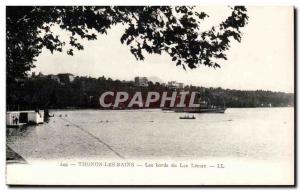 Thonon les Bains - The Banks of Lake Geneva - Old Postcard