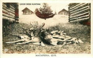 Canada Quebec 1951 Matapedia Que RPPC Photo Postcard 22-3297