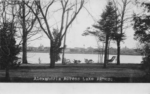 J33/ Alexandria Minnesota RPPC Postcard c1910 Lake Agnes  14